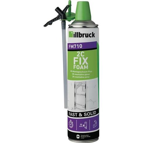 2K-Montageschaum FM710 - 400 ml - B2 Grün mit Einweghandschuhen