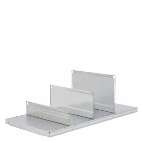 BITO Fachtrennblech 595x301mm - Verzinkt für Steckregale